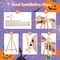 Halloween Ghost Paint by Numbers Kit with Frame and Wooden Easel - 8x8 Inch